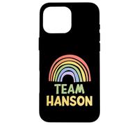 Happy Colorful Team Hanson Rainbow Pride Green Yellow Carcasa para iPhone 16 Pro MAX