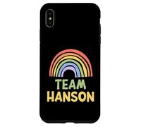 Happy Colorful Team Hanson Rainbow Pride Green Yellow Carcasa para iPhone XS MAX