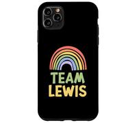 Happy Colorful Team Lewis Rainbow Pride Green Yellow Carcasa para iPhone 11 Pro Max