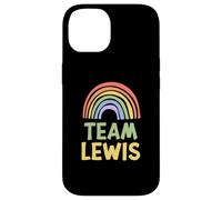 Happy Colorful Team Lewis Rainbow Pride Green Yellow Carcasa para iPhone 14