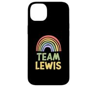 Happy Colorful Team Lewis Rainbow Pride Green Yellow Carcasa para iPhone 14 Plus