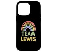 Happy Colorful Team Lewis Rainbow Pride Green Yellow Carcasa para iPhone 14 Pro Max