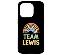 Happy Colorful Team Lewis Rainbow Pride Green Yellow Carcasa para iPhone 15 Pro