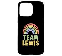 Happy Colorful Team Lewis Rainbow Pride Green Yellow Carcasa para iPhone 15 Pro Max
