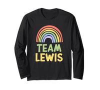 Happy Colorful Team Lewis Rainbow Pride Green Yellow Manga Larga
