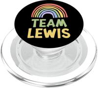 Happy Colorful Team Lewis Rainbow Pride Green Yellow PopSockets PopGrip para MagSafe