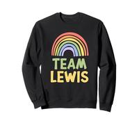 Happy Colorful Team Lewis Rainbow Pride Green Yellow Sudadera