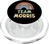 Happy Colorful Team Morris Rainbow Pride Green Yellow PopSockets PopGrip para MagSafe