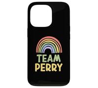 Happy Colorful Team Perry Rainbow Pride Green Yellow Carcasa para iPhone 13 Pro