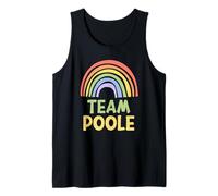 Happy Colorful Team Poole Rainbow Pride Green Yellow Camiseta sin Mangas
