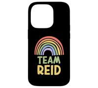 Happy Colorful Team Reid Rainbow Pride Green Yellow Carcasa para iPhone 14 Pro