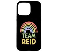 Happy Colorful Team Reid Rainbow Pride Green Yellow Carcasa para iPhone 15 Pro MAX