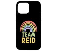 Happy Colorful Team Reid Rainbow Pride Green Yellow Carcasa para iPhone 16 Pro MAX