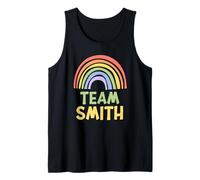 Happy Colorful Team Smith Rainbow Pride Green Yellow Camiseta sin Mangas
