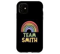 Happy Colorful Team Smith Rainbow Pride Green Yellow Carcasa para iPhone 11