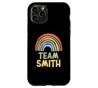 Happy Colorful Team Smith Rainbow Pride Green Yellow Carcasa para iPhone 11 Pro