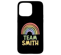 Happy Colorful Team Smith Rainbow Pride Green Yellow Carcasa para iPhone 15 Pro Max