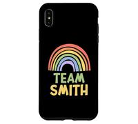 Happy Colorful Team Smith Rainbow Pride Green Yellow Carcasa para iPhone XS Max