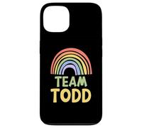 Happy Colorful Team Todd Rainbow Pride Green Yellow Carcasa para iPhone 13
