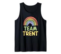 Happy Colorful Team Trent Rainbow Pride Green Yellow Camiseta sin Mangas