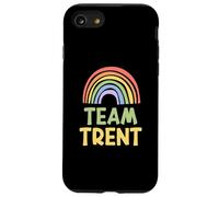 Happy Colorful Team Trent Rainbow Pride Green Yellow Carcasa para iPhone SE (2020) / 7/8