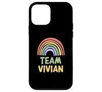 Happy Colorful Team Vivian Rainbow Pride Green Yellow Carcasa para iPhone 12 Mini