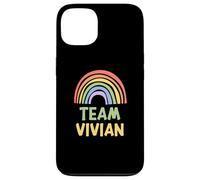 Happy Colorful Team Vivian Rainbow Pride Green Yellow Carcasa para iPhone 13