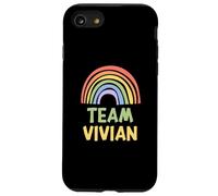 Happy Colorful Team Vivian Rainbow Pride Green Yellow Carcasa para iPhone SE (2020) / 7/8