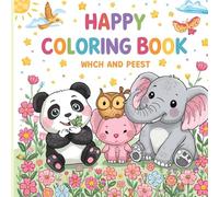 Happy Coloring Book: A Cozy Escape Coloring Book: For mind clarity and stress releif