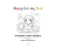 Happy Coloring Book - Savanna’s Baby Animals