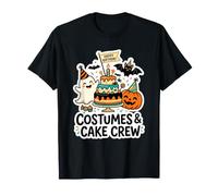 Happy Costumes & Cake Crew Espeluznante Fiesta de Halloween Camiseta