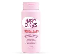HAPPY CURVES Polvo cómodo: desodorante antirozaduras, sin polvo, para cuerpo y pies, ideal para combatir los arañazos en la parte interna de los muslos, zonas íntimas y todo el cuero
