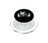 Happy Cute Cats Kittens Bicicleta Bicicleta Regalo de Verano Hombres Mujeres PopSockets PopGrip para MagSafe