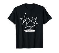 Happy Cute Dachshund Wiener Dog and Stars del Y2K 90s Camiseta