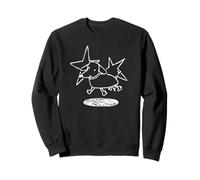 Happy Cute Dachshund Wiener Dog and Stars del Y2K 90s Sudadera