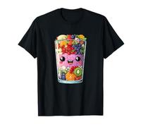 Happy Cute Fruit Smoothie Kawaii Healthy Vegan Camiseta