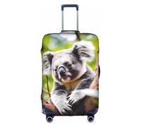 Happy Cute Koala - Fundas para maletas de moda, estampadas de personalidad adecuadas para negocios y uso al aire libre, White, XL