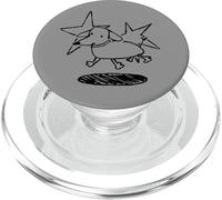 Happy Cute Wiener Dog Dachshund and Stars del Y2K 90 PopSockets PopGrip para MagSafe