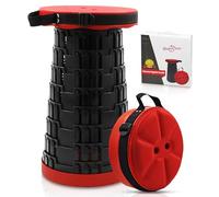 HAPPY DAYS Taburete Plegable Portátil Picnic 2025 - Incluye Asiento con Cojín Acolchado - Silla Playa Plegable Ligera - Carga 280kg - Banco Plegable portatil para Senderismo, Exterior y Camping