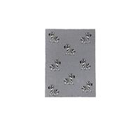 Happy Decor Kids -Manta Bebe Zebra 100% Algodón Natural -Gris- 90 x 120 cm