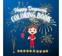 happy diwali coloring book: A Cute and Easy Diwali Coloring Book for Ages 3-6