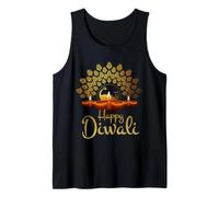 Happy Diwali Deepavali Hindu Indian Festival of Light Camiseta sin Mangas