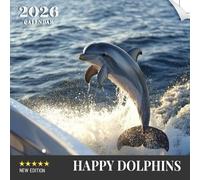 Happy Dolphins Calendar 2026: A year of joyful ocean swimmers