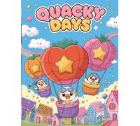 Happy Duck Days: A Cute Kawaii Duck Coloring Book for Kids: 30 Fun and Adorable Duck Coloring Pages for Creativity, Relaxation, and Screen-Free Fun