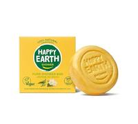 Happy Earth Barra de Ducha - Para Hombres y Mujeres - Bloque de Jabón de Ducha - 100% Ingredientes Naturales & Veganos - Jasmine Ho Wood - 90 gr