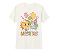 Happy Earth Day Planet Birthday Party Celebration Camiseta Premium