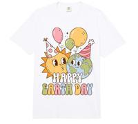 Happy Earth Day Planet Birthday Party Celebration Comfort Colors Adult Heavyweight T-Shirt
