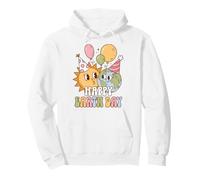Happy Earth Day Planet Birthday Party Celebration Sudadera con Capucha