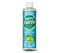 Happy Earth Gel de Ducha - Para Hombres y Mujeres - Gel de Ducha - 100% Ingredientes Naturales & Veganos - Cedro Lima - 300 ML