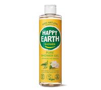 Happy Earth Gel de Ducha - Para Hombres y Mujeres - Gel de Ducha - 100% Ingredientes Naturales & Veganos - Jasmine Ho Wood - 300 ML